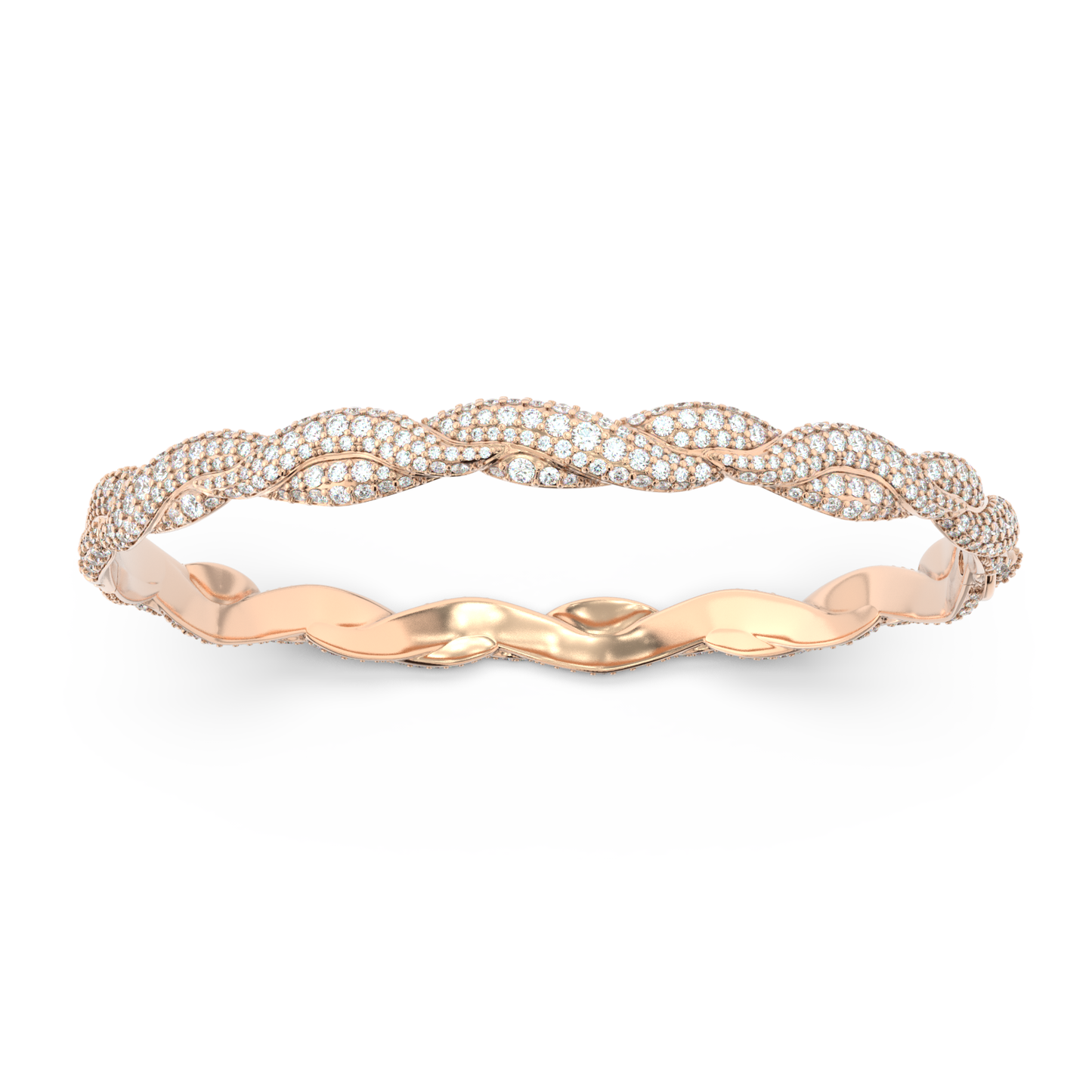 ABBRACCIO DEL MARE BRACELET, PAVED