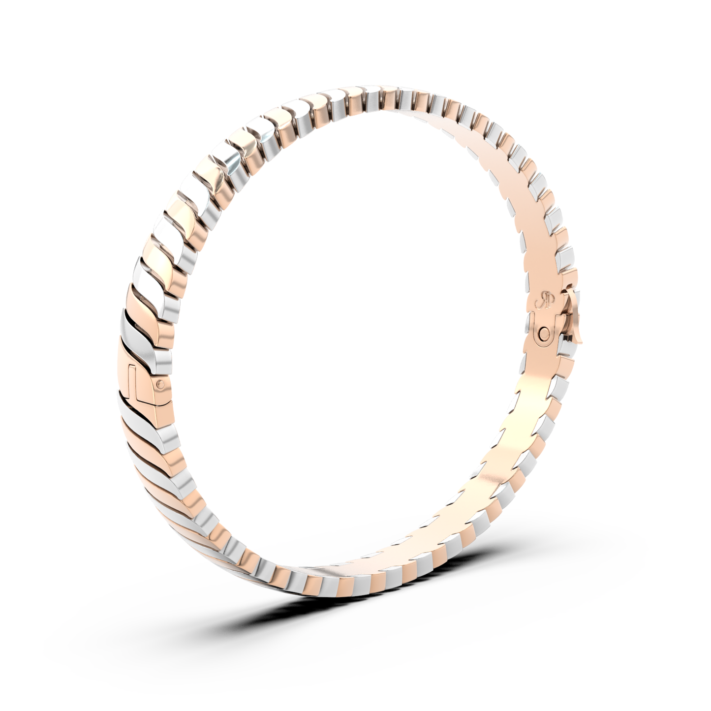 ONDA PURA BRACELET BICOLOR GOLD