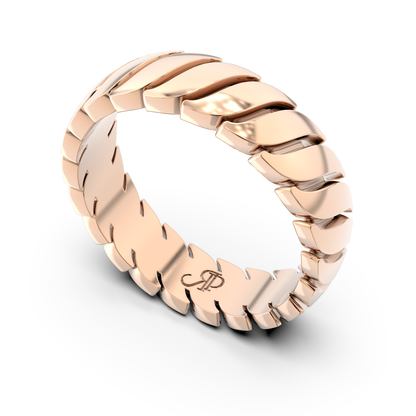 ONDA PURA RING ROSE GOLD