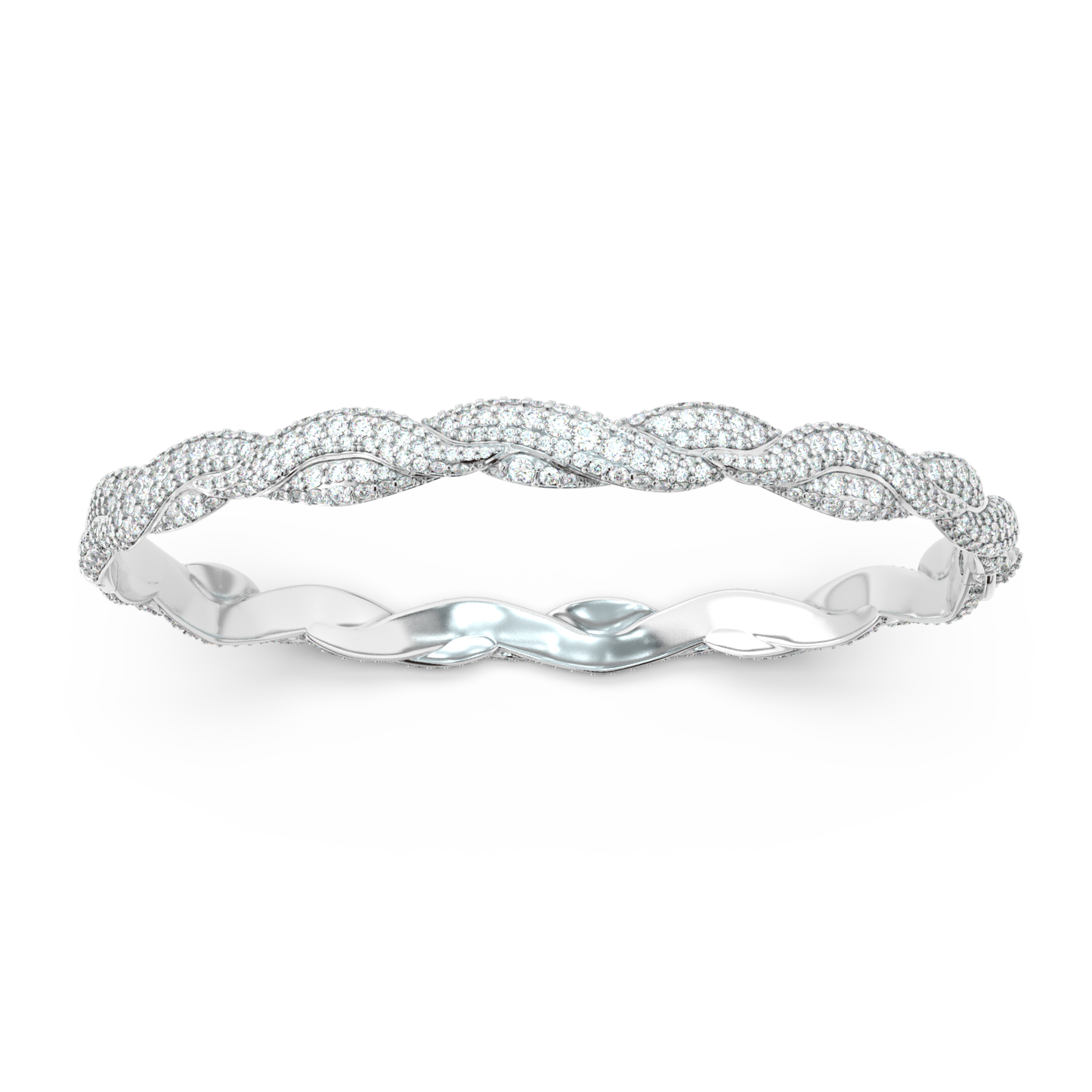 ABBRACCIO DEL MARE BRACELET, PAVED