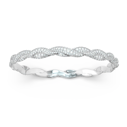 ABBRACCIO DEL MARE BRACELET, PAVED