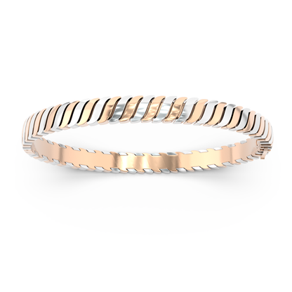 ONDA PURA BRACELET BICOLOR GOLD