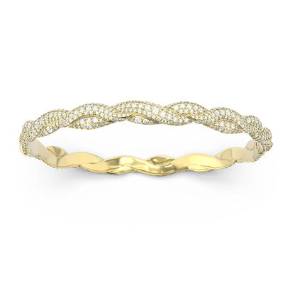 ABBRACCIO DEL MARE BRACELET, PAVED