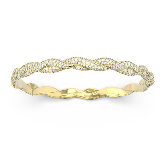 ABBRACCIO DEL MARE BRACELET, PAVED