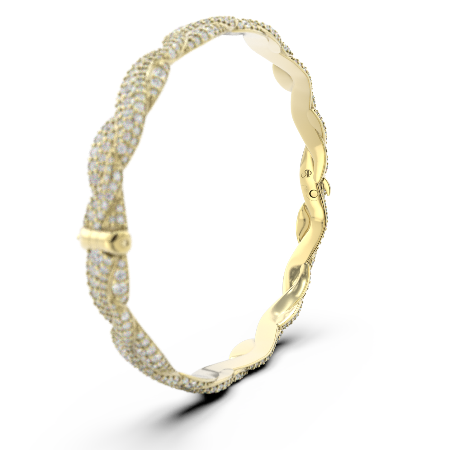 ABBRACCIO DEL MARE BRACELET, PAVED