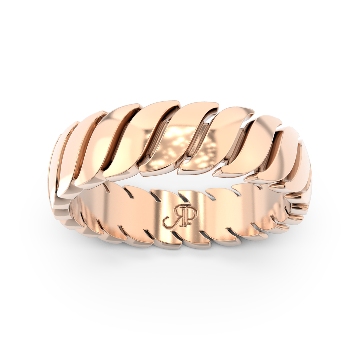 Onda Pura Ring aus 18 Karat Roségold von Rocco Pagliara